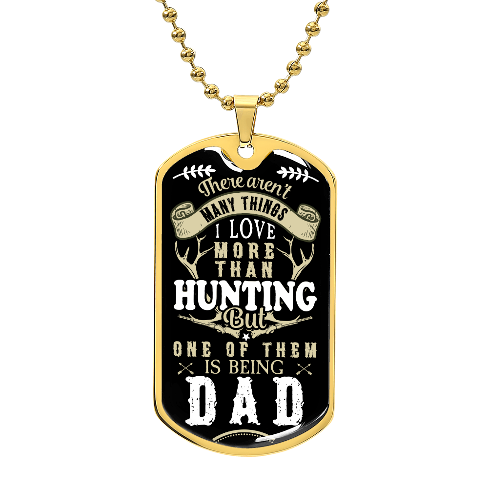 TO MY DAD - LOVE FROM YOUR CHILD.(Luxury Graphic Dog Tag Necklace)