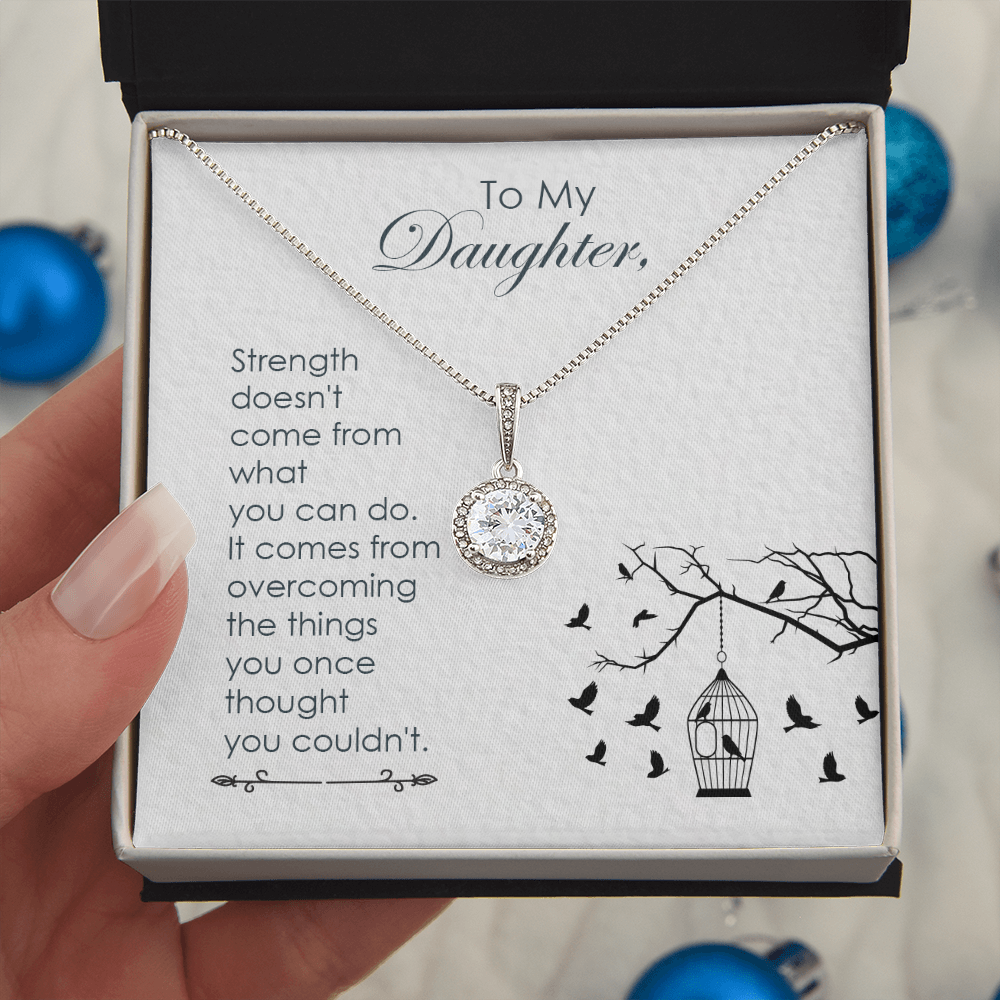 To my daughter - Love from your mother.(When we can't be together keep me in your heart)