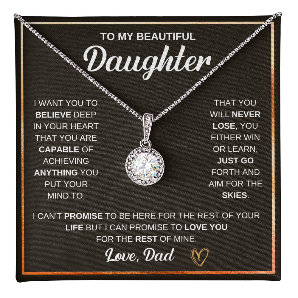 I want you to Believe Deep- Eternal Hope Necklace