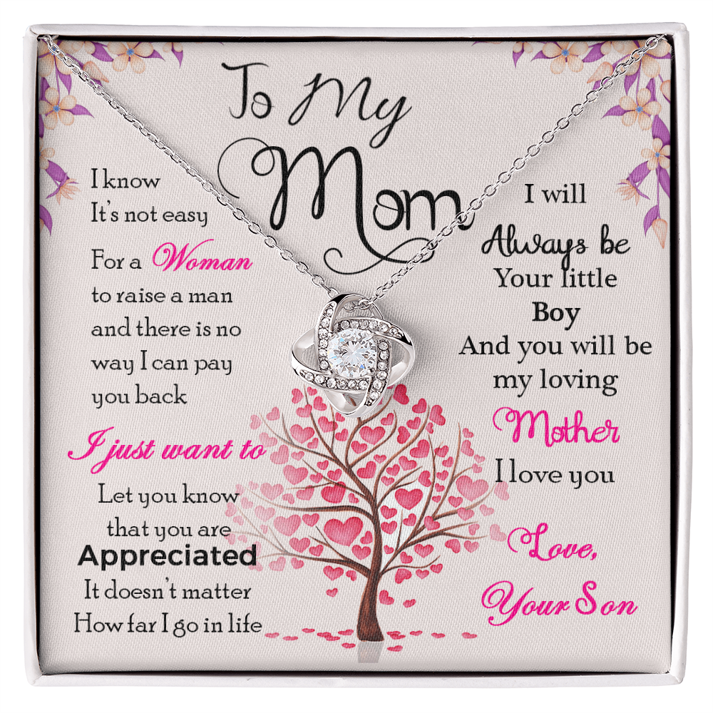 To my beloved Mom - Love from your Son.(I know It's not easy For a Woman)
