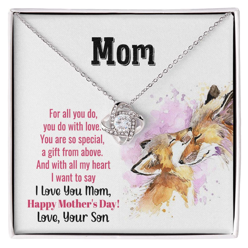 To my mother - Love from your son.(For all you do)
