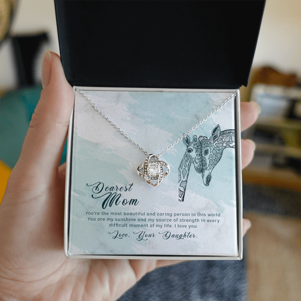 To my dearest Mom - Love from your daughter.(You're the most beautiful and caring person in this world)