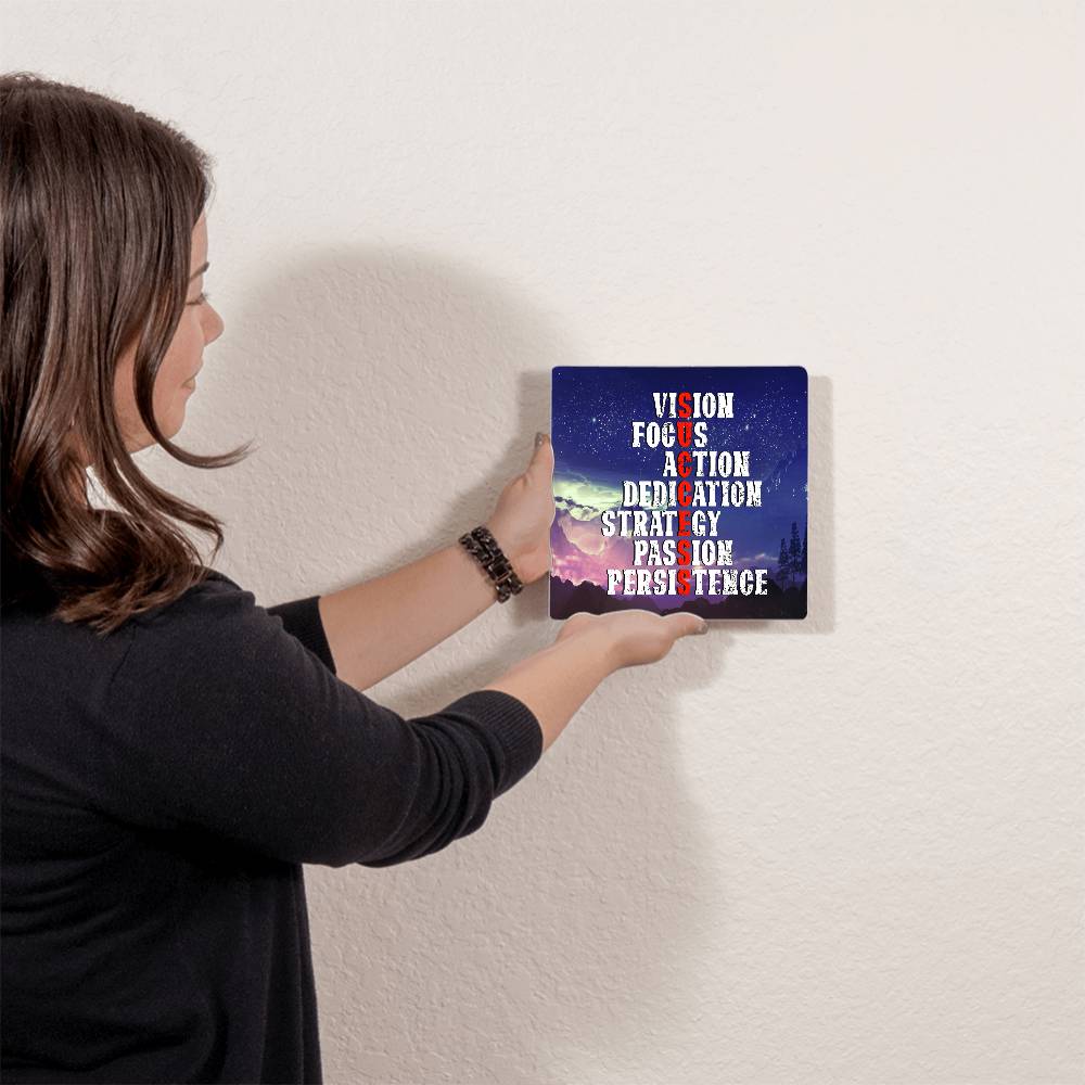 High Gloss Metal Prints.(Vision focus action)