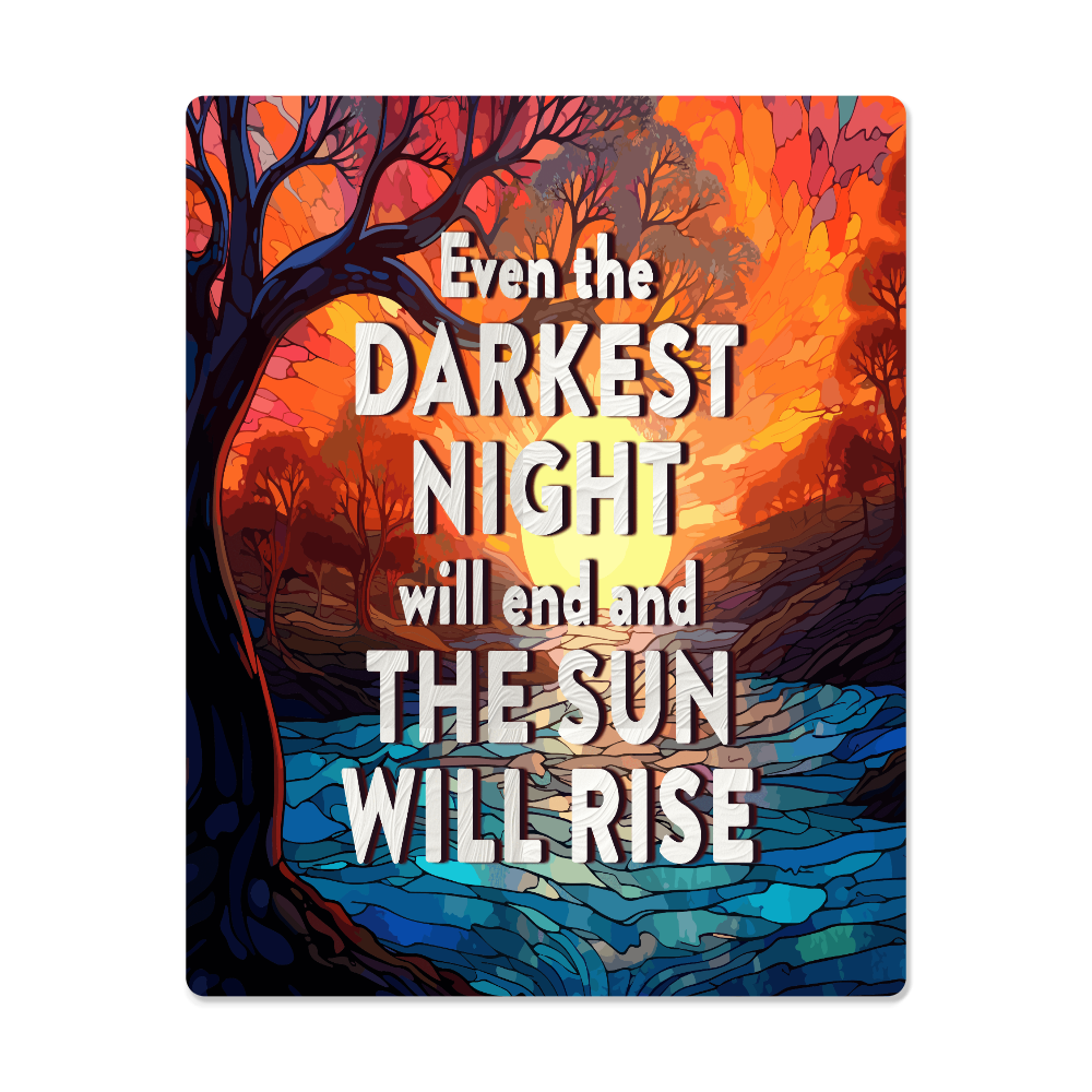 High Gloss Metal Art Print. (If your dreams don't.)