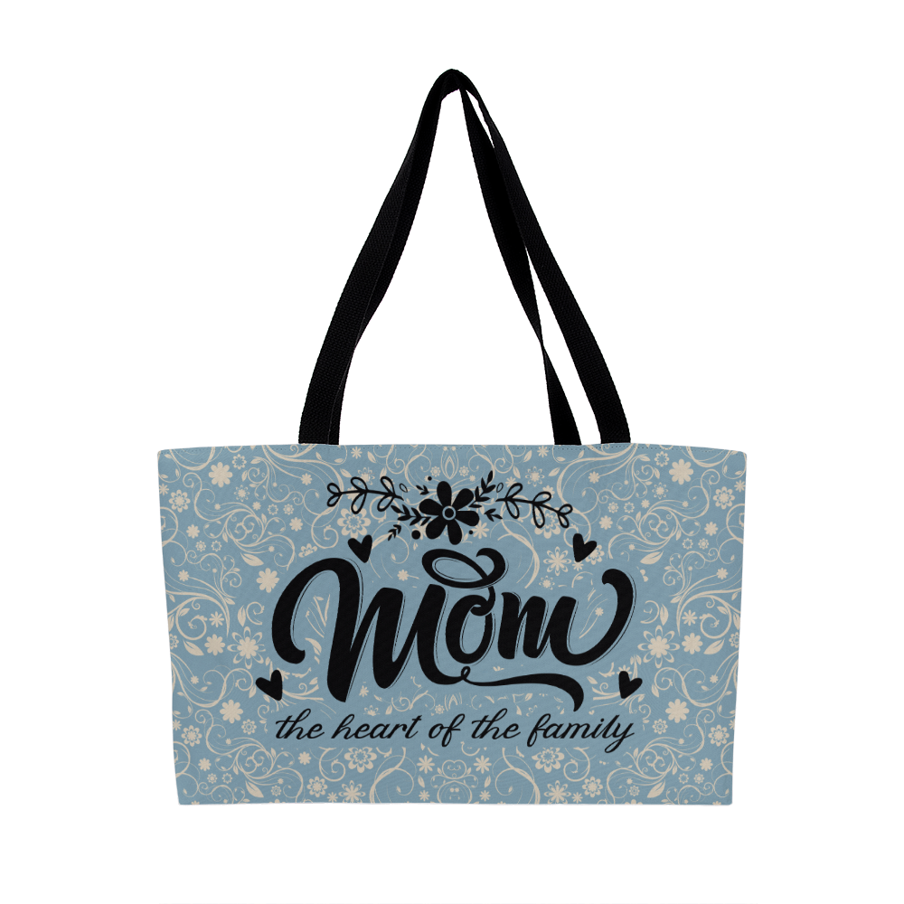 Weekender Tote Bag.(Mom the heart)