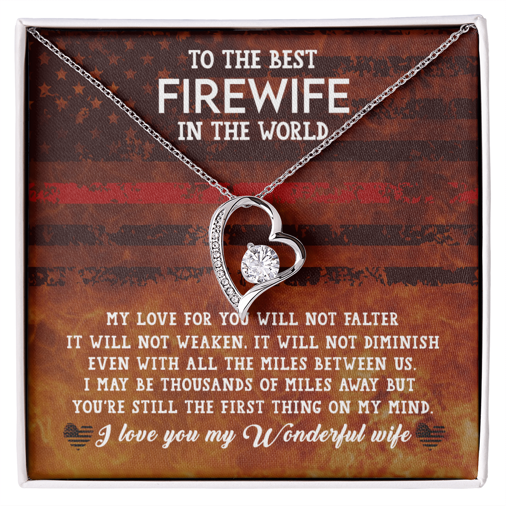 To My Firewife - from your Husband.(Forever Love Necklace)