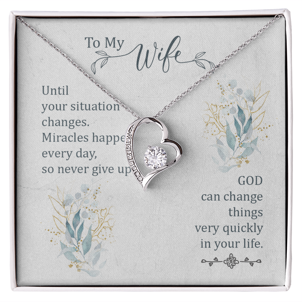 To My Wife - from your Husband.(Forever Love Necklace)