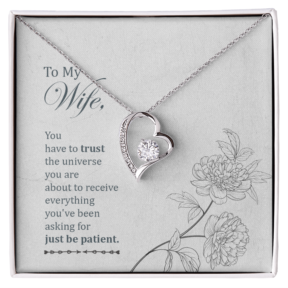 To My Wife - from your Husband.(Forever Love Necklace)