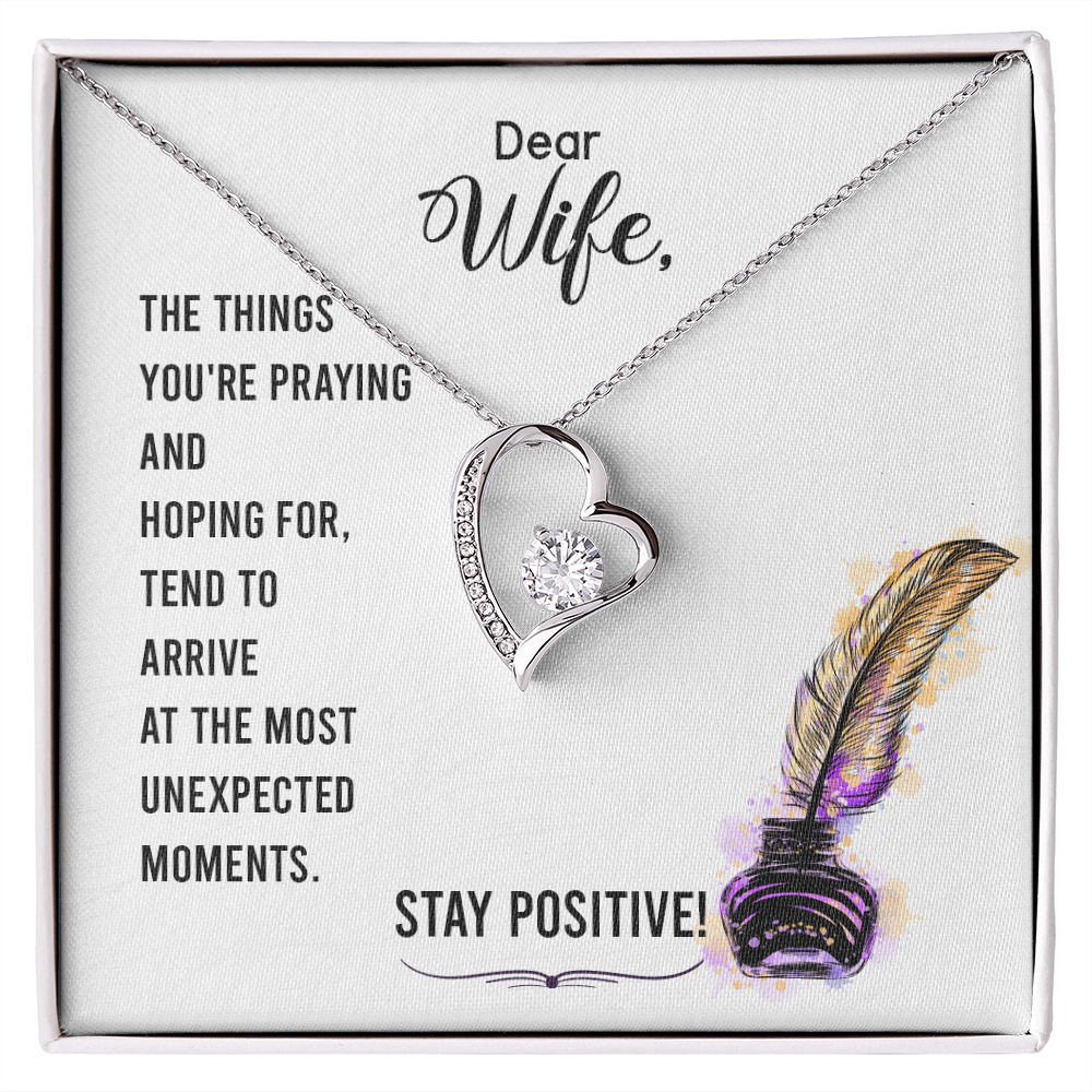 To My Wife - from your Husband.(Forever Love Necklace)