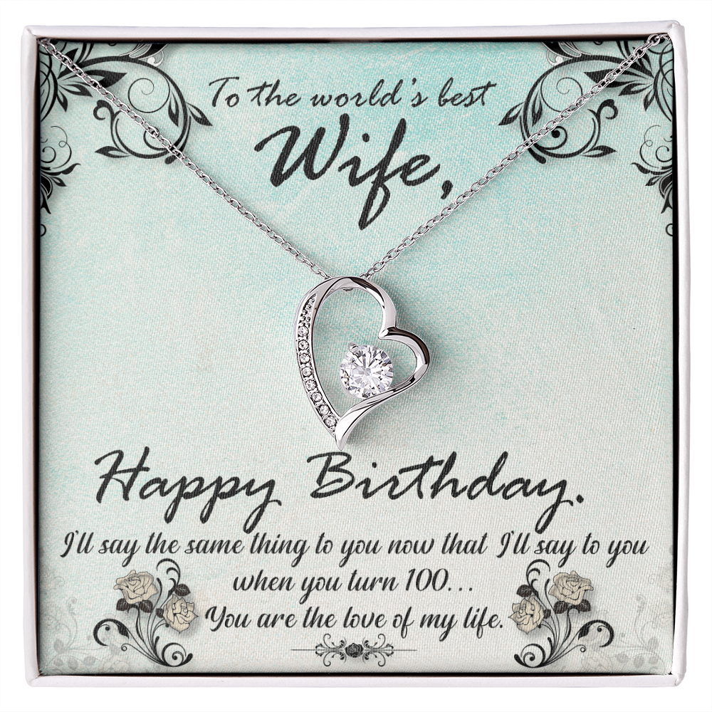 To My Wife - from your Husband.(Forever Love Necklace)