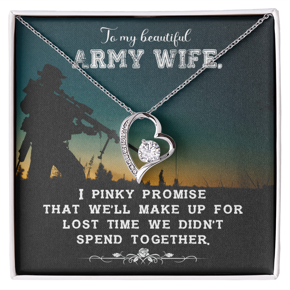To My Armey Wife - from your Husband.(Forever Love Necklace)