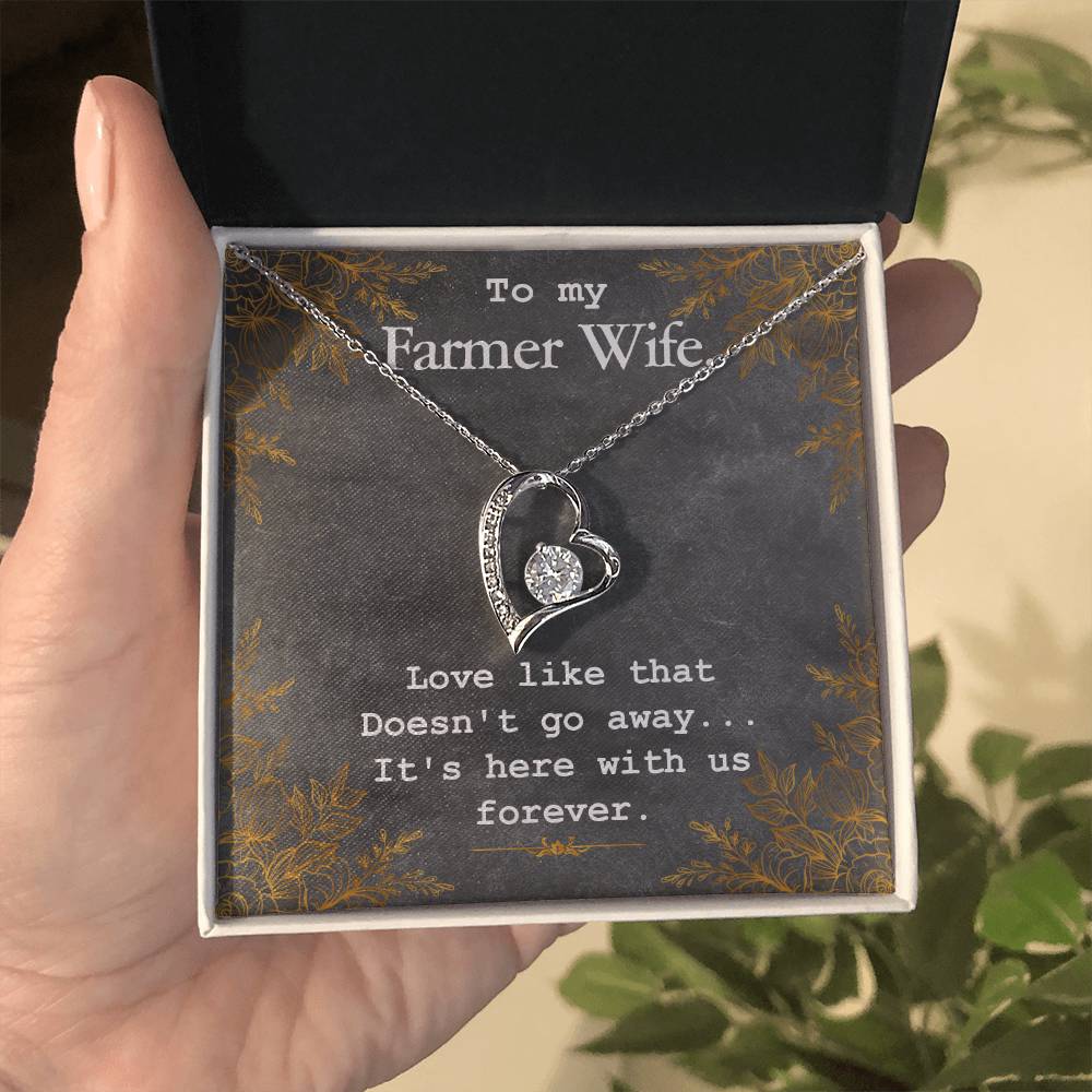 To My Farmer Wife - from your Husband.(Forever Love Necklace)