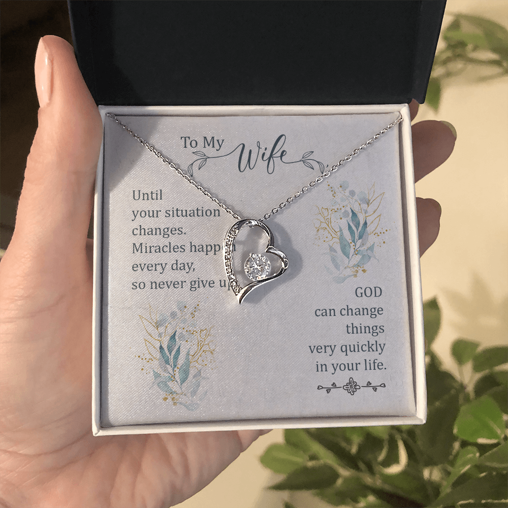 To My Wife - from your Husband.(Forever Love Necklace)