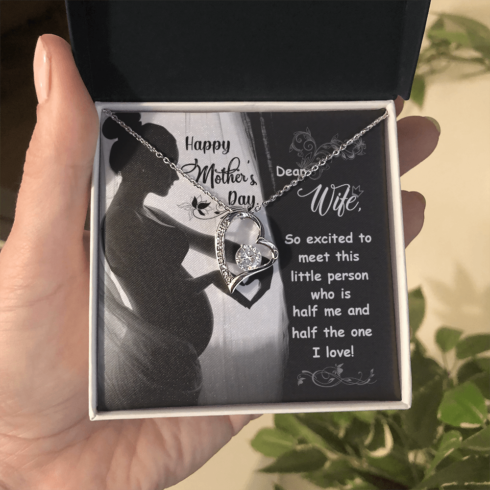 Happy mother's To My Wife - from your Husband.(Forever Love Necklace)
