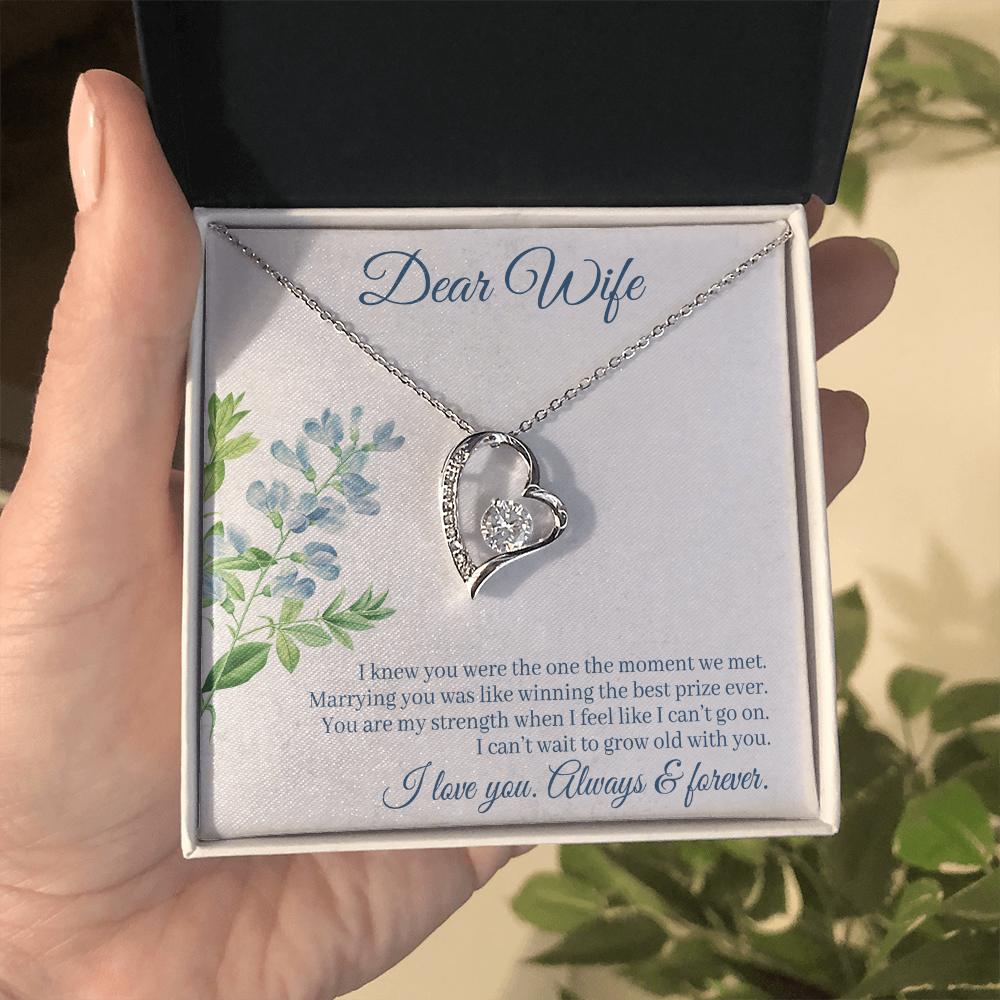 To My Wife - from your Husband.(Forever Love Necklace)