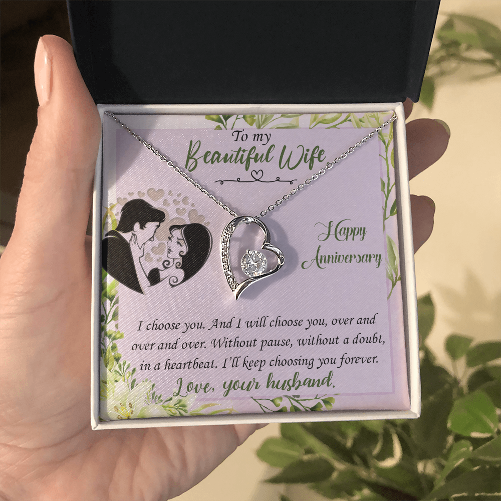To My beautiful Wife - from your Husband.(Forever Love Necklace)