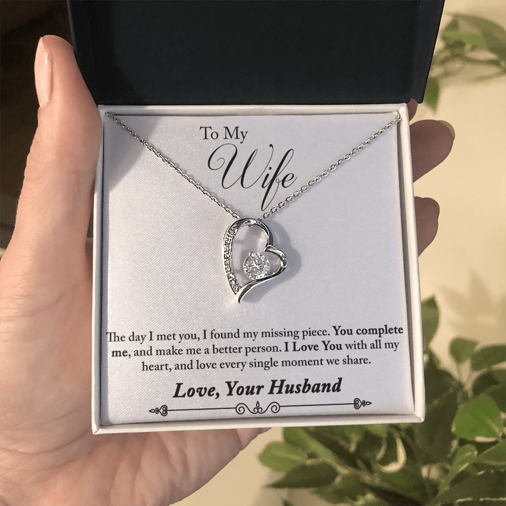 To My Wife - from your Husband.(Forever Love Necklace)