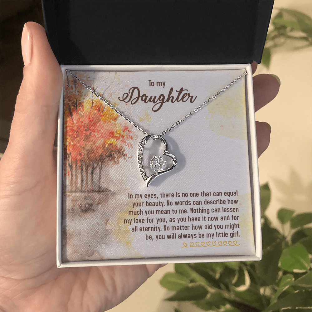 To My daughter - from your Parent .(Forever Love Necklace)
