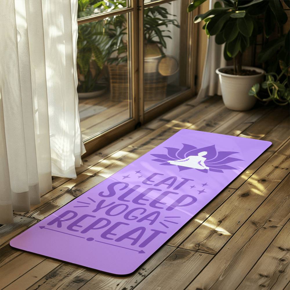 Rubber Yoga Mat.