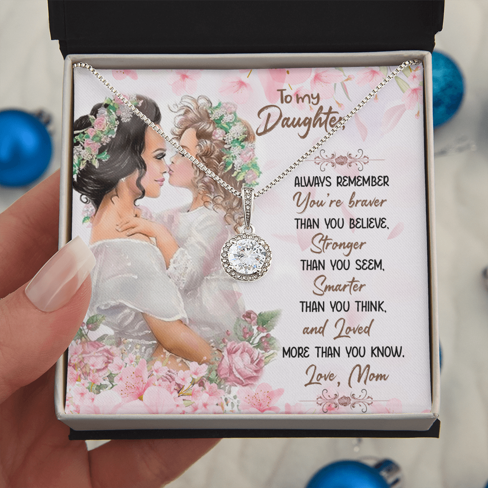 To my daughter - Love from mom.( Eternal Hope Necklace )