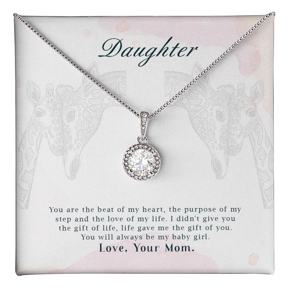 To my daughter - Love from Mom.(You are the beat of my heart)