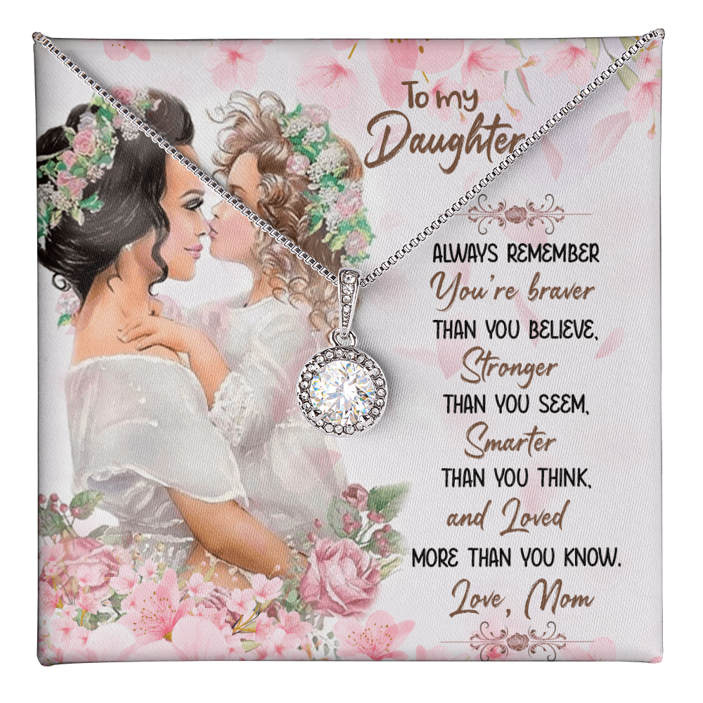 To my daughter - Love from mom.( Eternal Hope Necklace )
