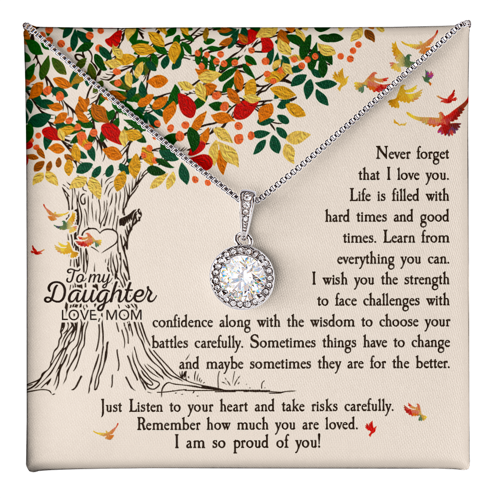 To my daughter - Love from Mom.(Never forget that I love you)