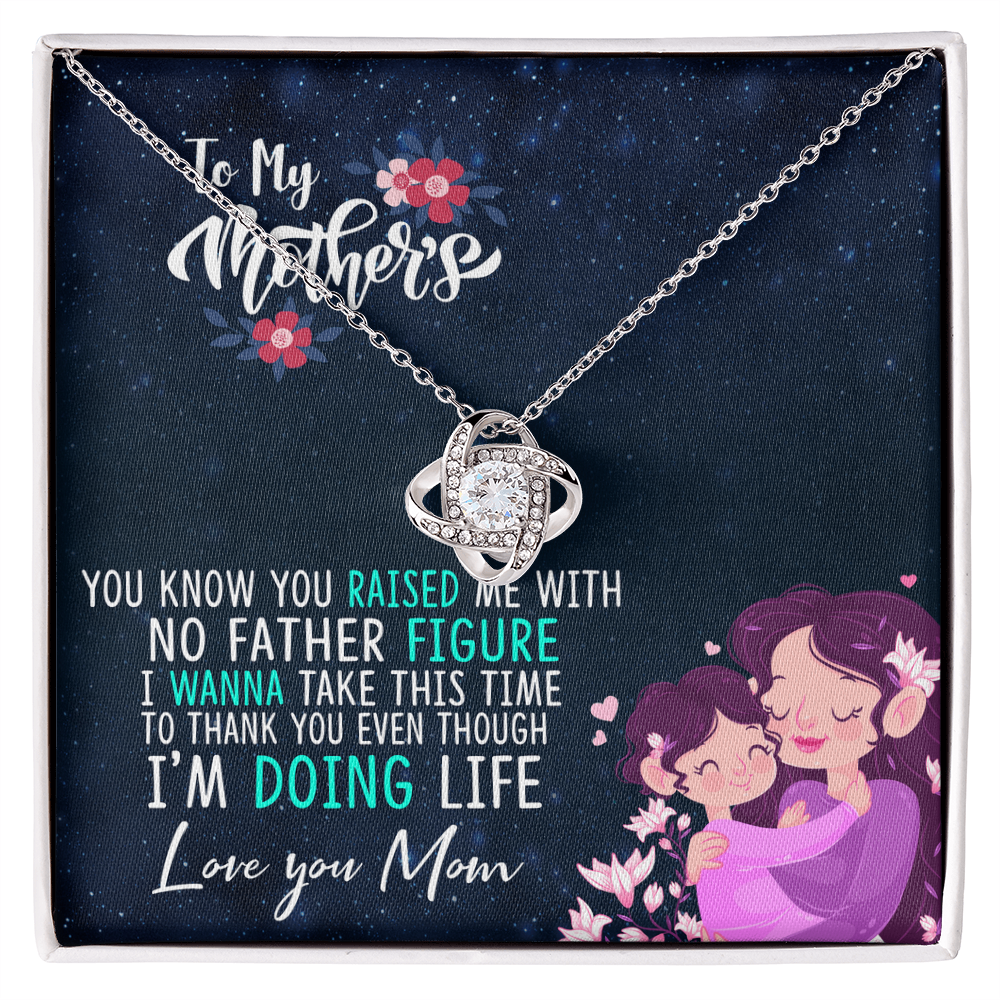 To my mother - Love from your child.(YOU KNOW YOU RAISED ME WITH NO FATHER FIGURE)