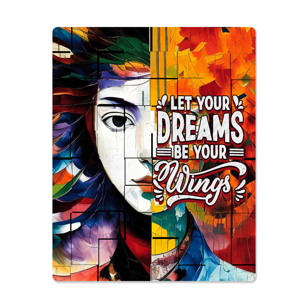 High Gloss Metal Art Print. (Let your dreams be.)