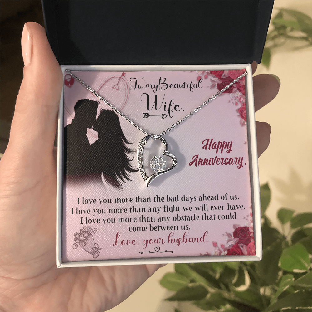 To My  Wife - from your Husband.(Forever Love Necklace)
