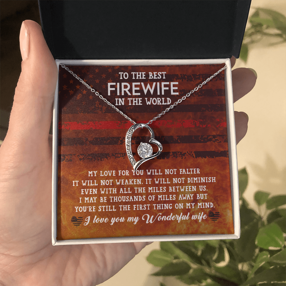 To My Firewife - from your Husband.(Forever Love Necklace)
