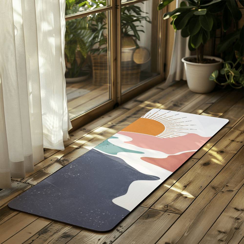 Rubber Yoga Mat.