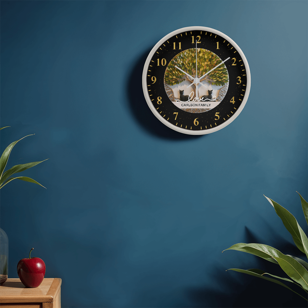 The Wood Frame 10” Clock.